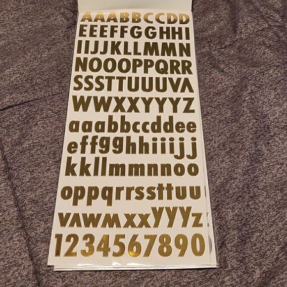 Letters/Number Stickers  - Picture 6 of 6